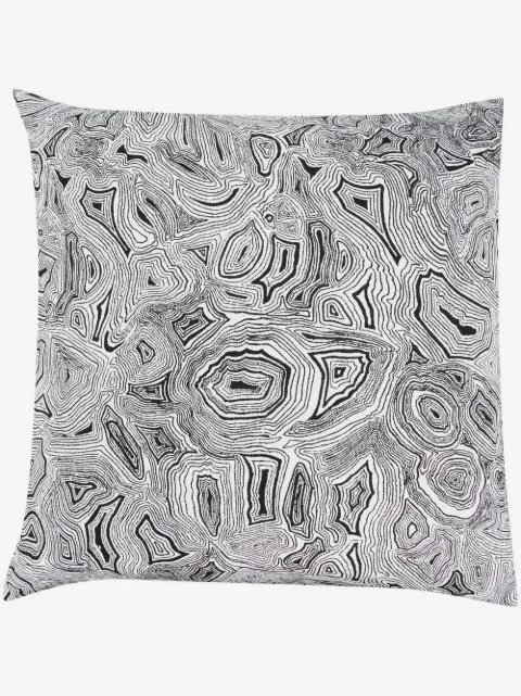 Fornasetti linear-print cushion