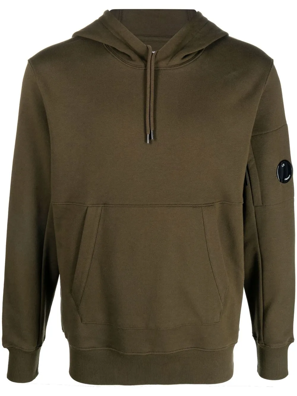 

C.P. Company hoodie con detalle Lens - Verde
