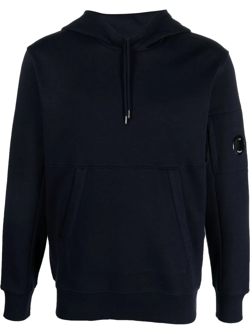 

C.P. Company Lens-detail drawstring hoodie - Blue