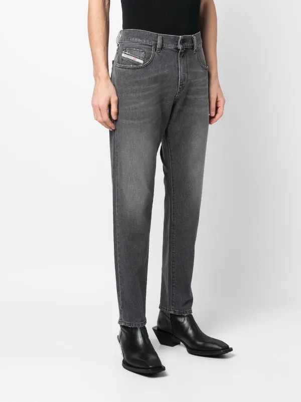 Diesel Stonewashed Straight Leg Denims Farfetch