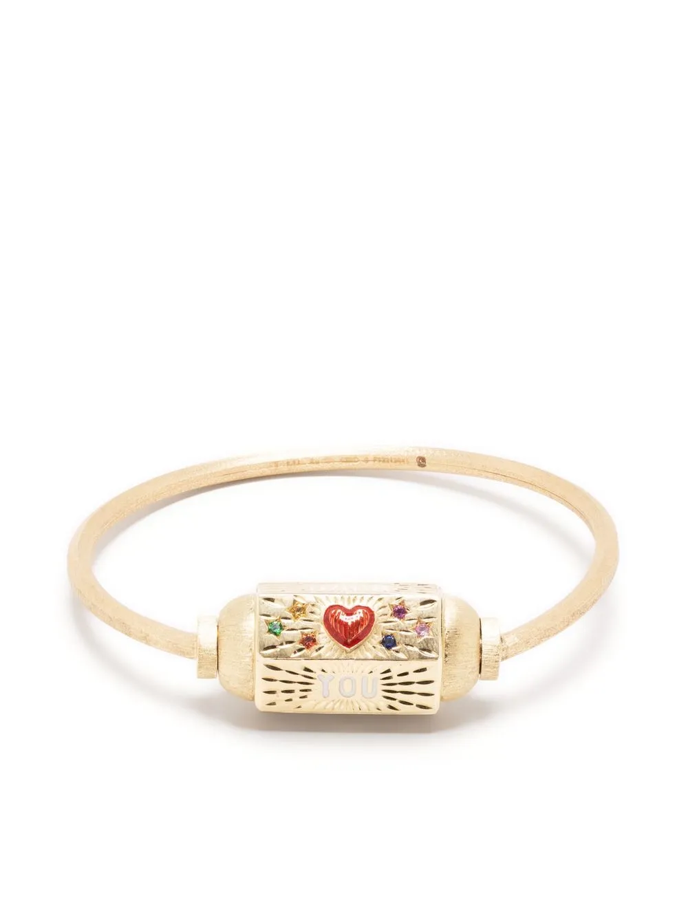 

Marie Lichtenberg anillo en oro amarillo de 14kt con gemas - Dorado