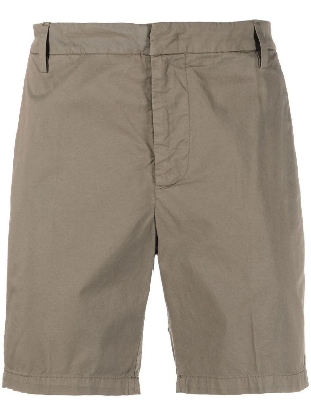 

DONDUP pressed-crease cotton chino shorts - Neutrals