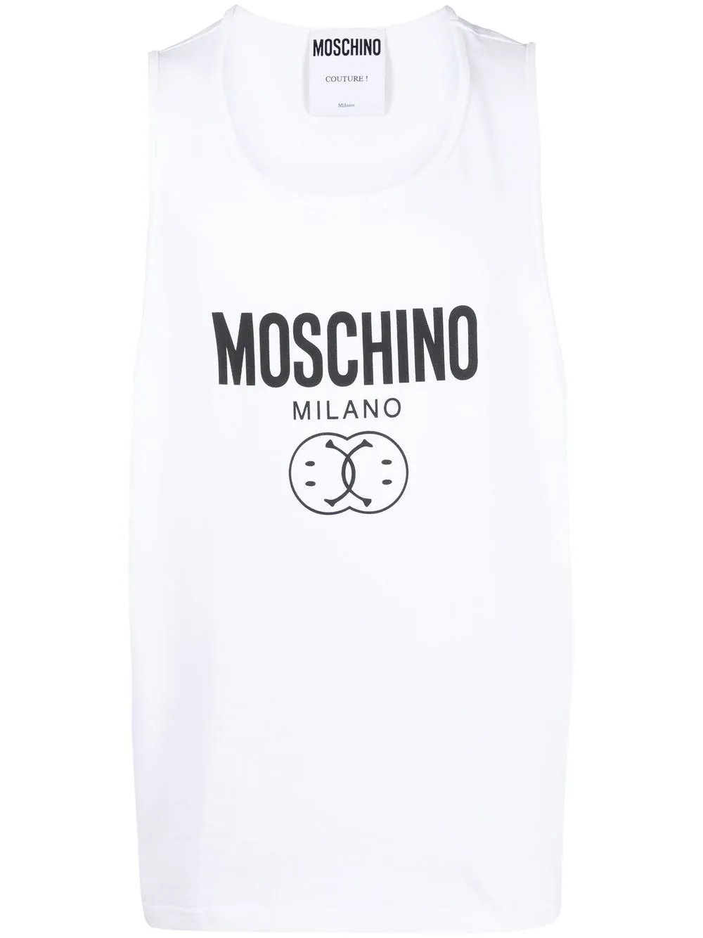 

Moschino camiseta con logo estampado - Blanco