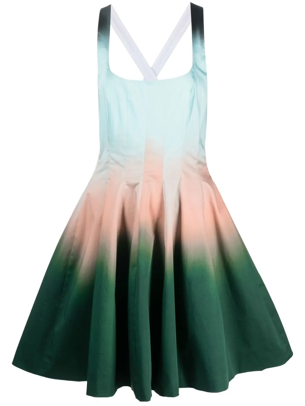 Philosophy Di Lorenzo Serafini Gradient-print Sleeveless Mini Dress In Fantasy Print Lig