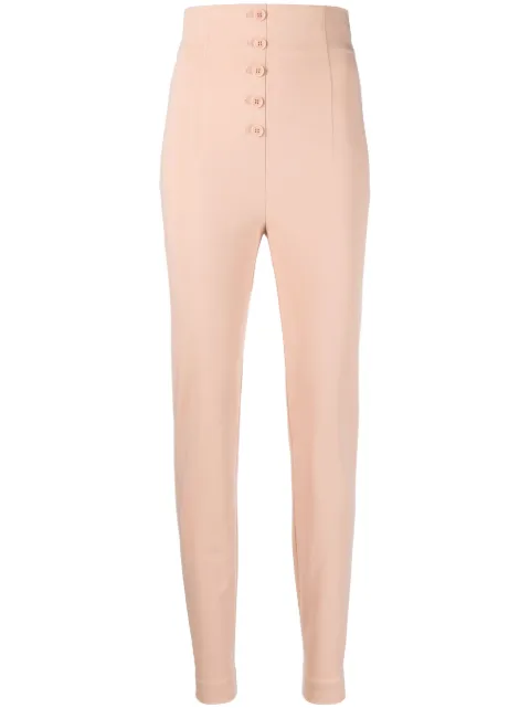 Philosophy Di Lorenzo Serafini high-waisted stretch-cotton trousers