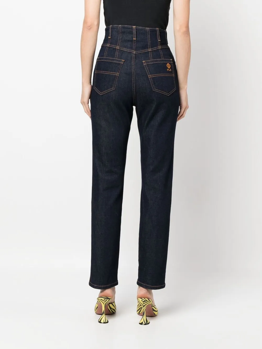 Philosophy Di Lorenzo Serafini Mid waist jeans Blauw