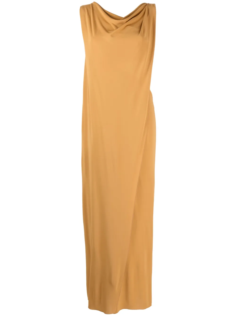 Alberta Ferretti Cut-out Maxi Dress In Neutrals