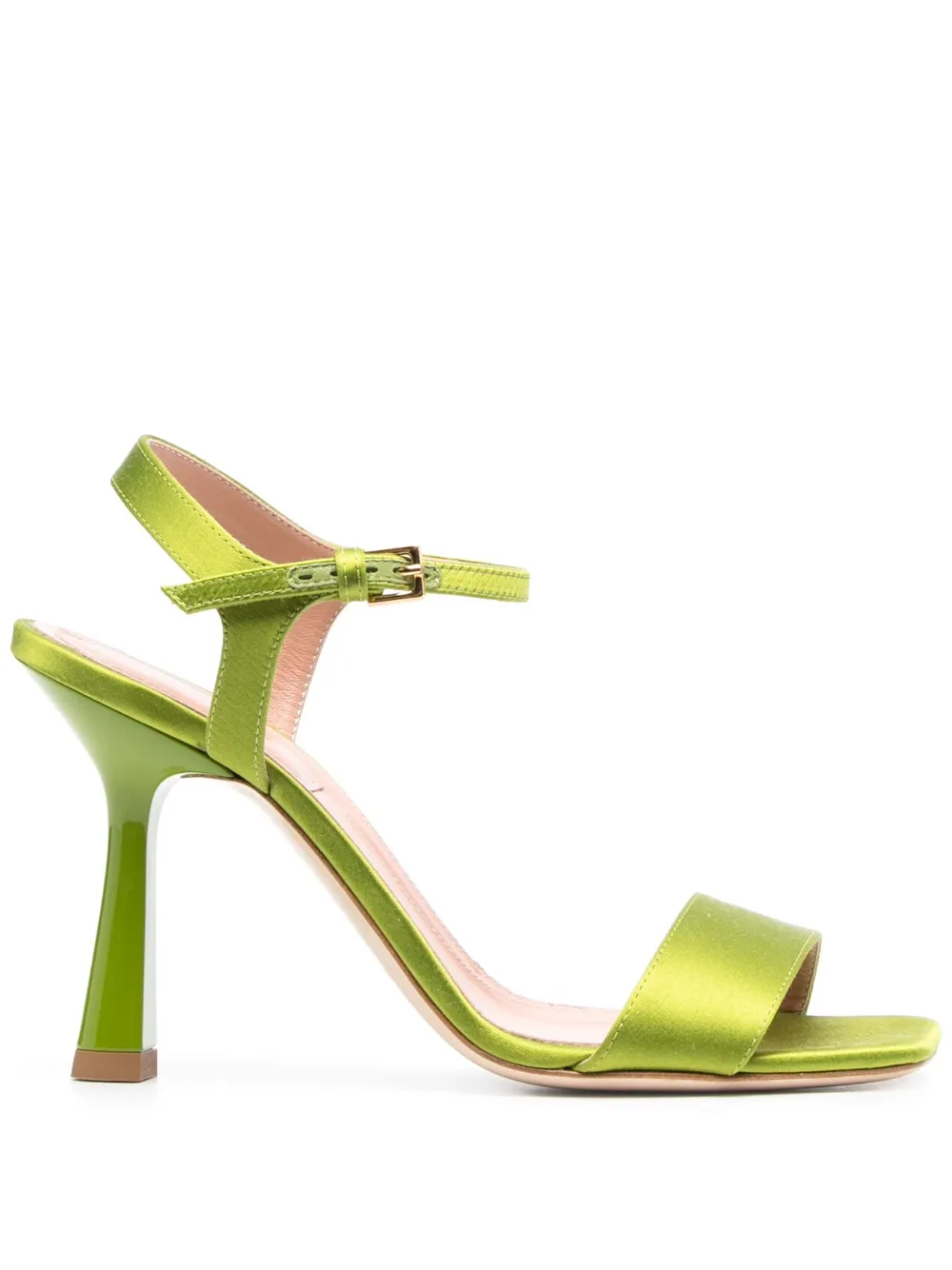 Alberta Ferretti Suède sandalen Groen