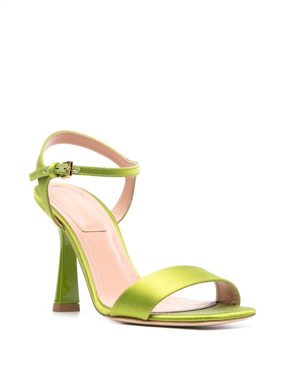 Alberta Ferretti Suède sandalen Groen