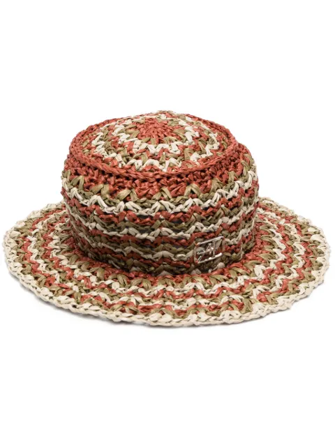 Alberta Ferretti sombrero de crochet