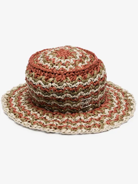 Alberta Ferretti chapeau en raphia
