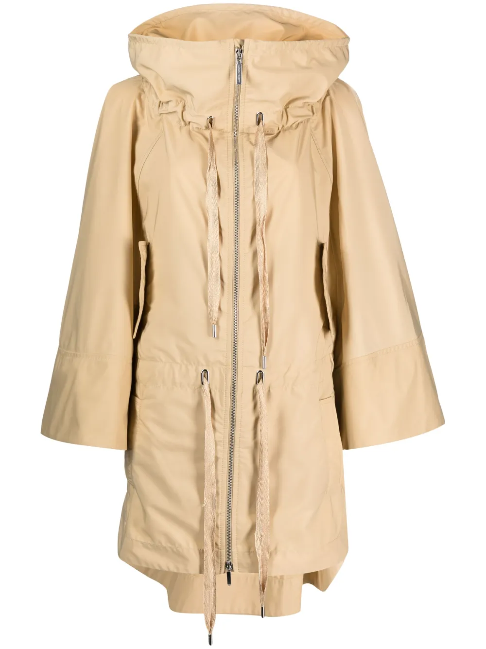 Alberta Ferretti Parka a collo alto - Toni neutri
