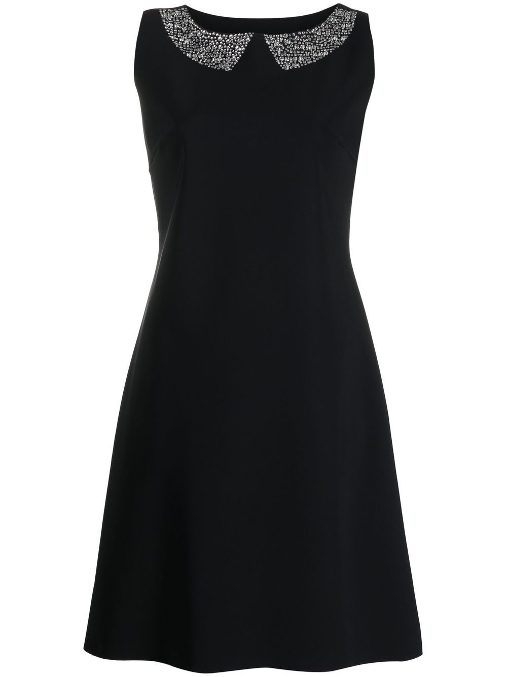 Chiara Boni La Petite Robe Rhinestone Embellished Shift Dress In Black ...