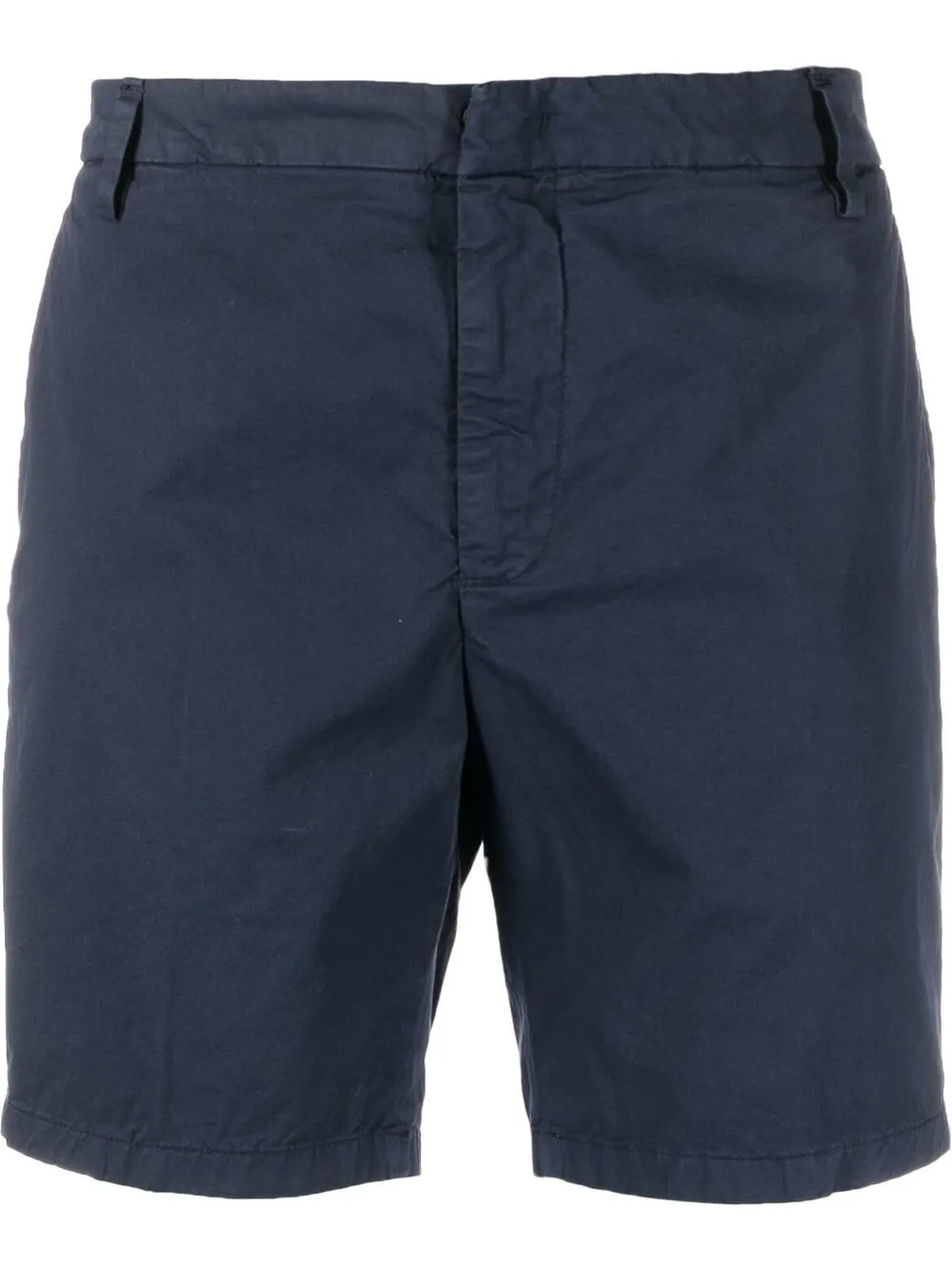 

DONDUP pressed-crease cotton chino shorts - Blue