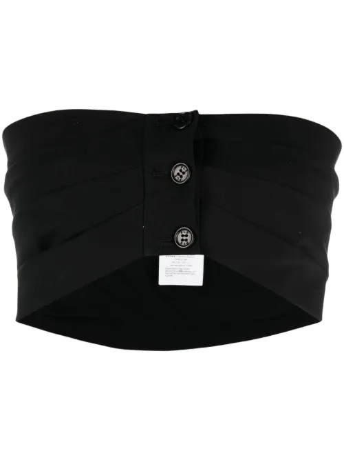 Haut crop à boutonnière - Philosophy Di Lorenzo Serafini - Modalova