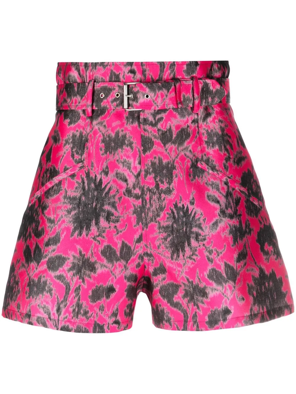 

Philosophy Di Lorenzo Serafini shorts con cinturón - Rosado