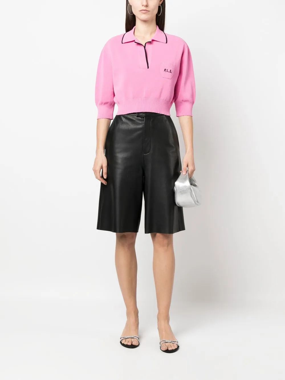 Philosophy Di Lorenzo Serafini Trui met geborduurd logo - Roze