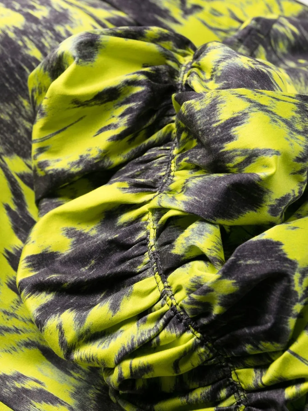 Philosophy Di Lorenzo Serafini Floral Print Short Dress In Yellow