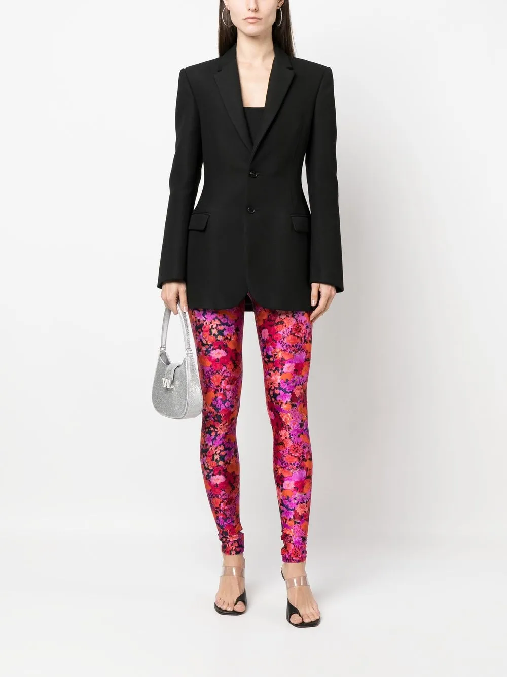 Philosophy Di Lorenzo Serafini Legging met bloemenprint - Roze