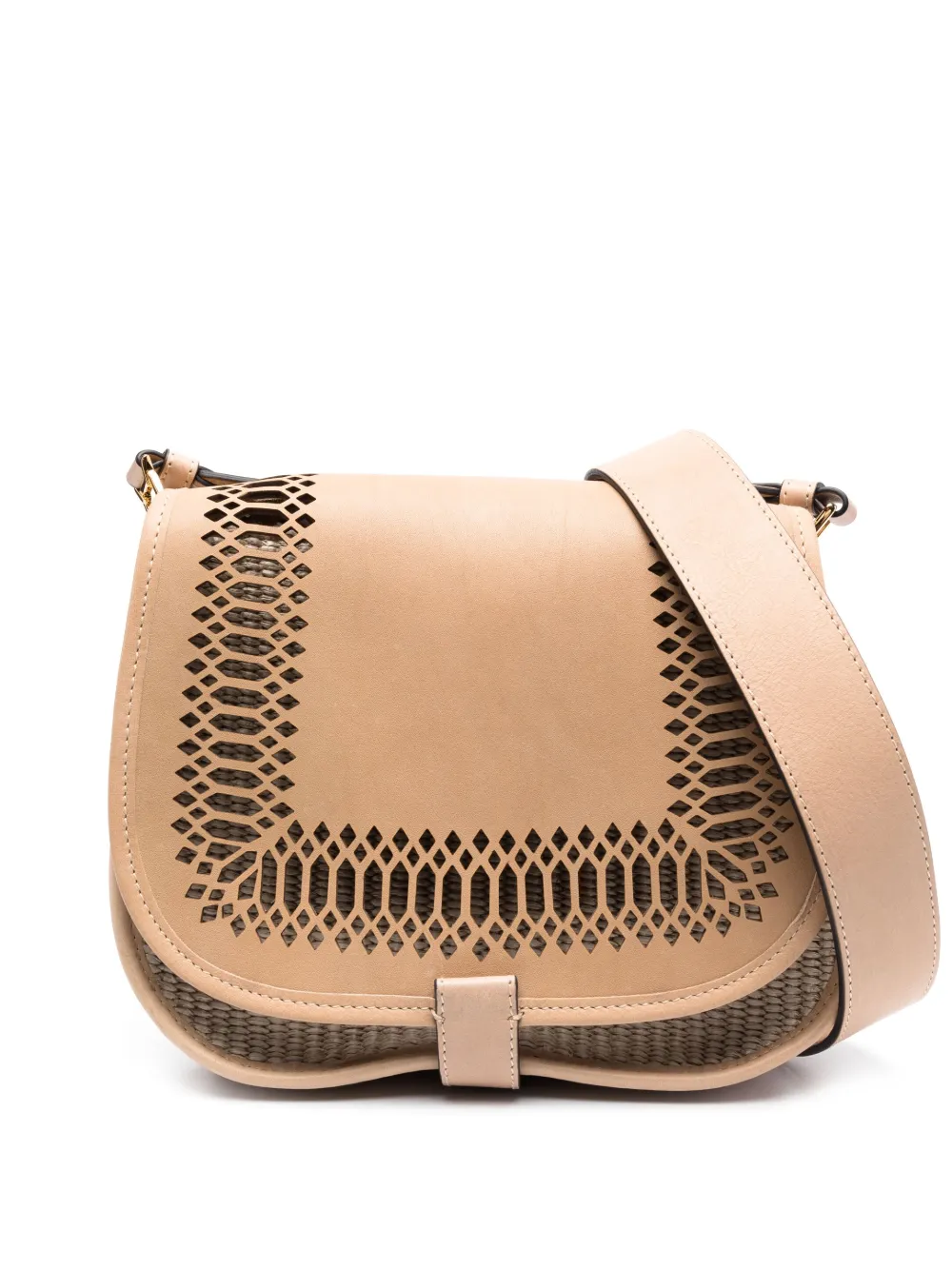 Alberta Ferretti leather shoulder bag