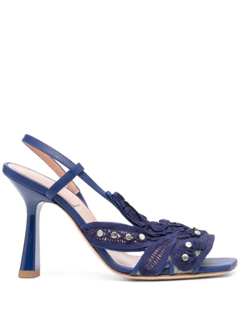 Alberta Ferretti 100mm stud-embellished sandals