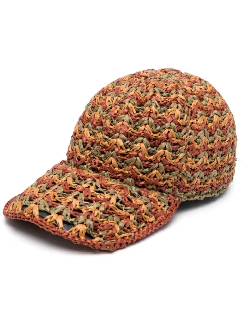 Alberta Ferretti gorra de crochet