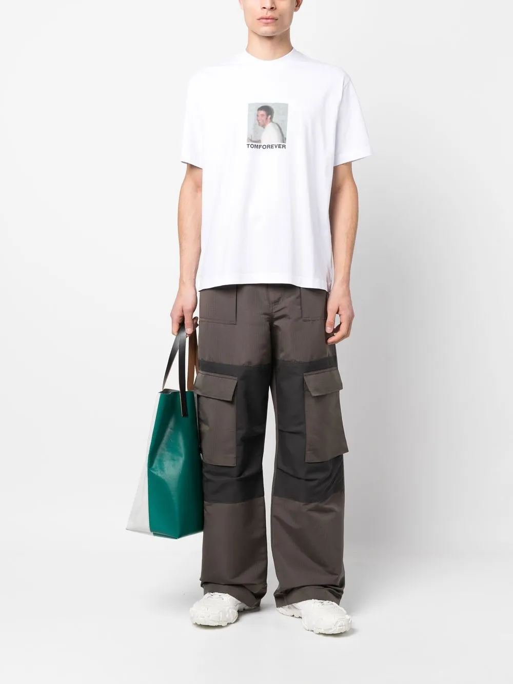 Sunnei T-shirt met print - Wit