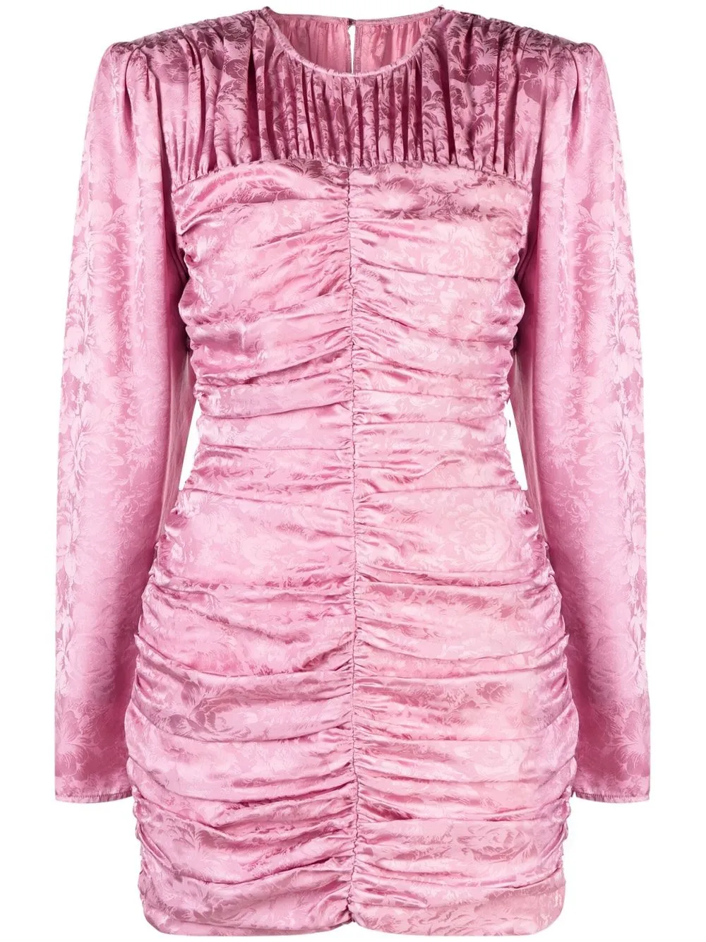 

The Garment floral jacquard silk mini dress - Pink