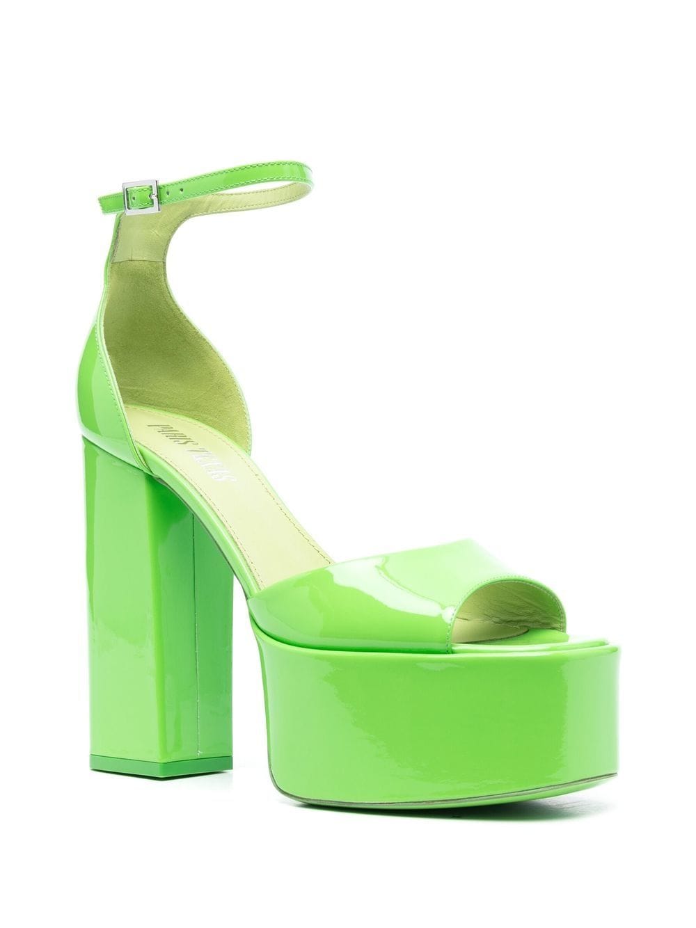 Shop Paris Texas Tatiana 105mm Platform Sandals In Green