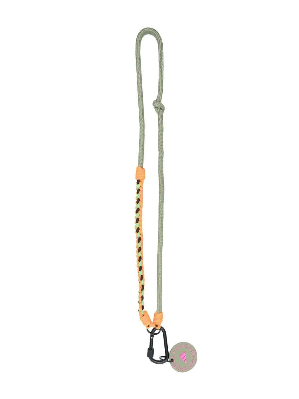 

adidas by Stella McCartney logo-tag cord keychain - Green