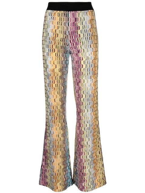 Missoni patterned knit trousers 