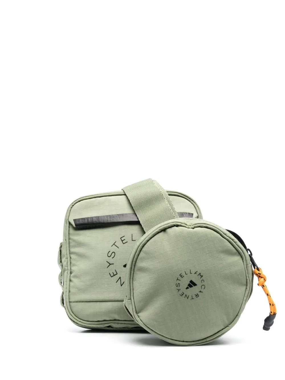 

adidas by Stella McCartney double-pouch belt bag - Green