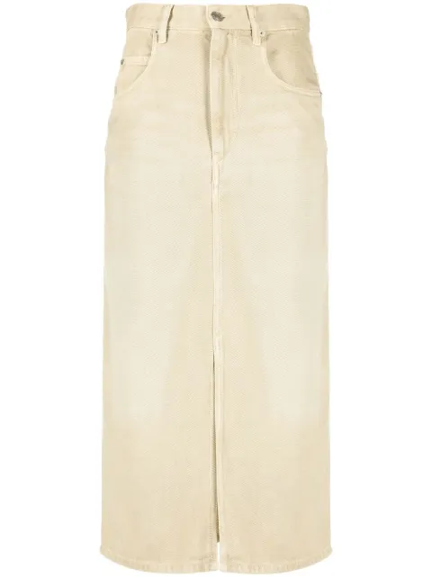 MARANT ÉTOILE Tilauria denim midi skirt