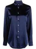 Polo Ralph Lauren long-sleeved silk shirt - Blue