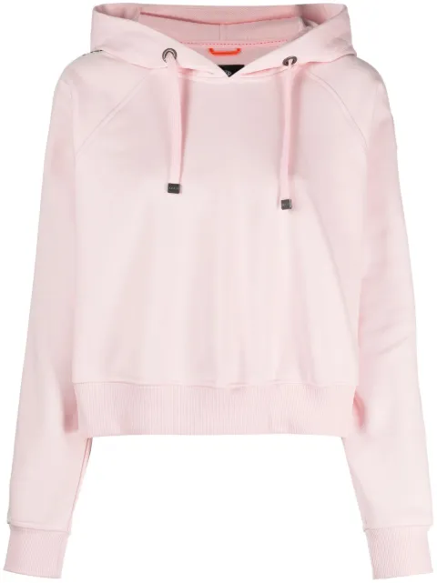 Letta logo-tape hoodie