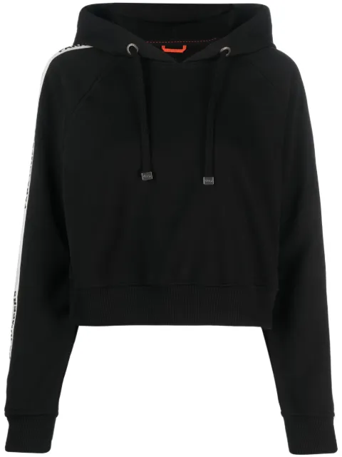 Letta logo-tape hoodie
