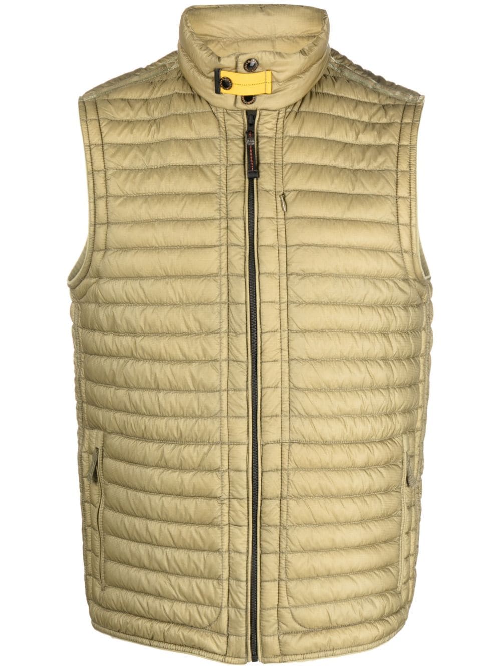 Parajumpers Logo-patch Padded Gilet In Grün