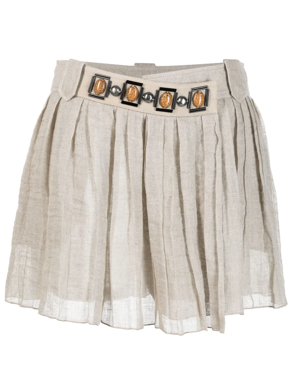 Alberta Ferretti Skirt In Neutrals