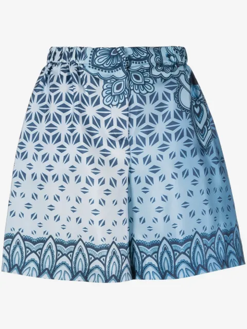Alberta Ferretti tonal-design shorts