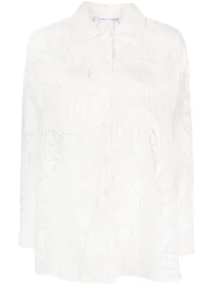 Ermanno Scervino アイレットレース シャツ | ホワイト | FARFETCH JP