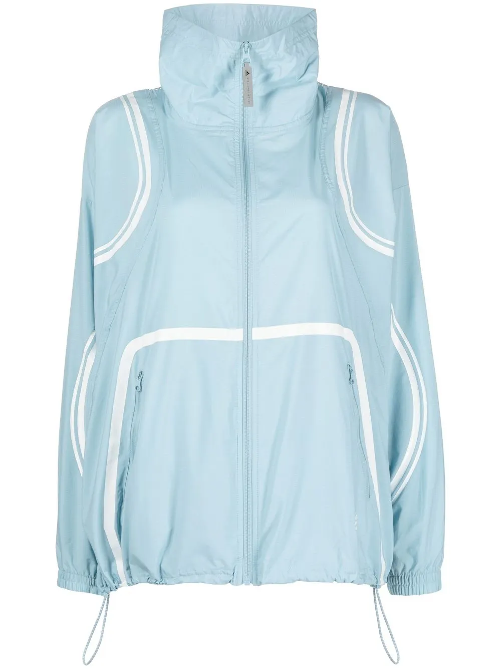 

adidas by Stella McCartney mesh-panel lightweight jacket - Blue