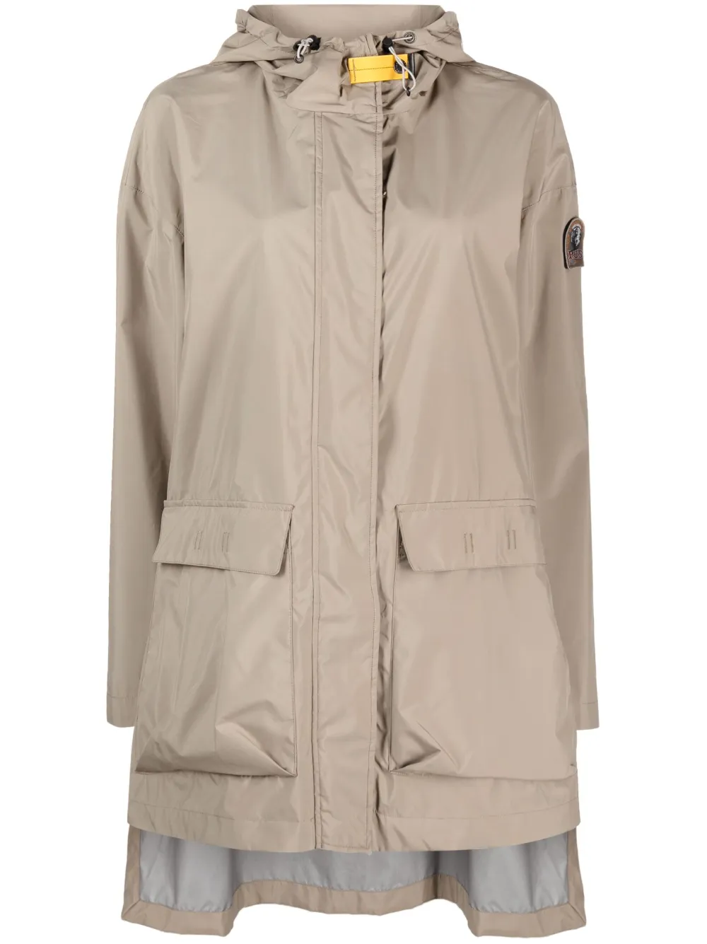 Parajumpers True Hooded Waterpoof Raincoat In Neutrals