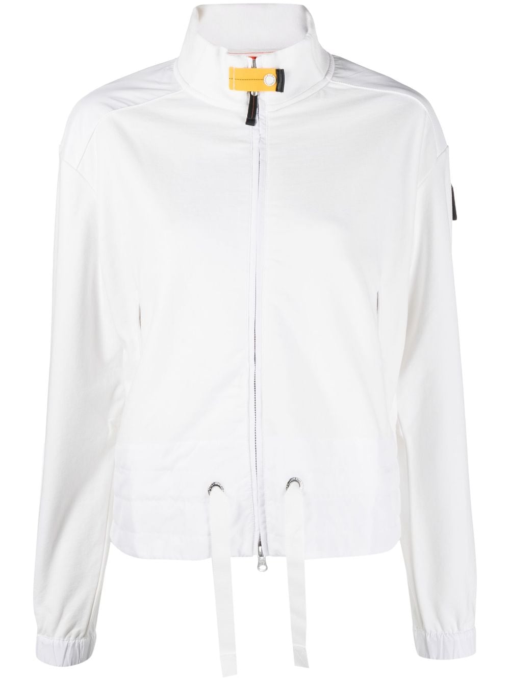 Parajumpers Kei Logo-patch Cotton-blend Sweatshirt In White