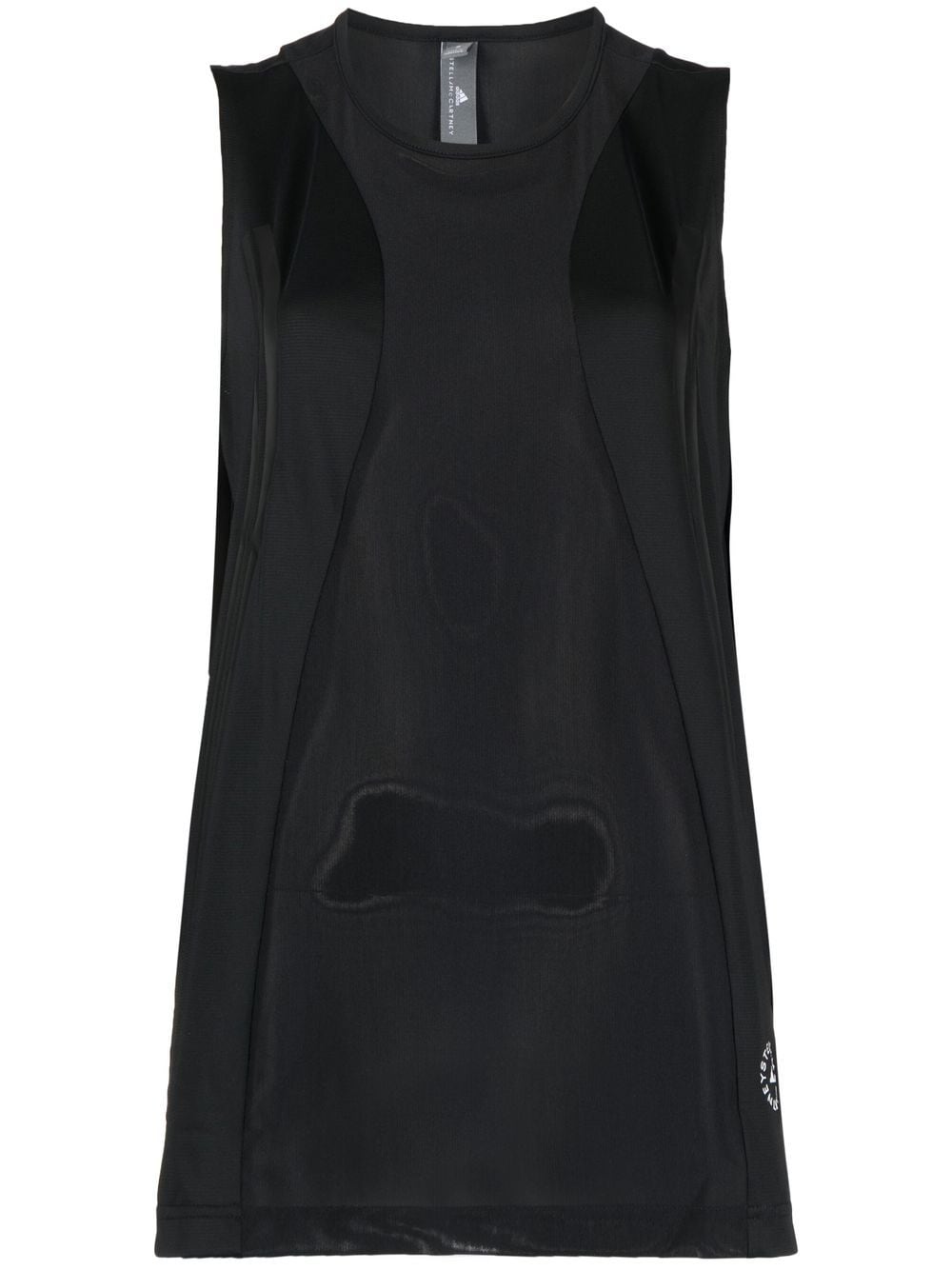 Adidas By Stella Mccartney Panelled Performance Tank Top In Black ...