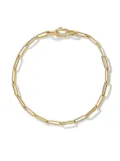 David Yurman 18kt yellow gold Chain link bracelet (3.5mm)