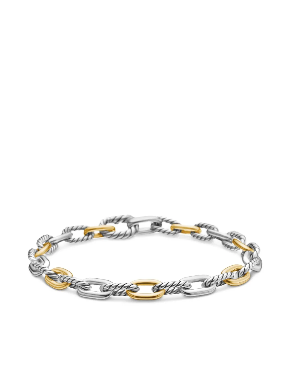 David Yurman DY Madison チェーン ブレスレット 5.5mm 18Kイエローゴールド&スターリングシルバー - David Yurman DY Madison チェーン ブレスレット 5.5mm 18Kイエローゴールド&スターリングシルバー -