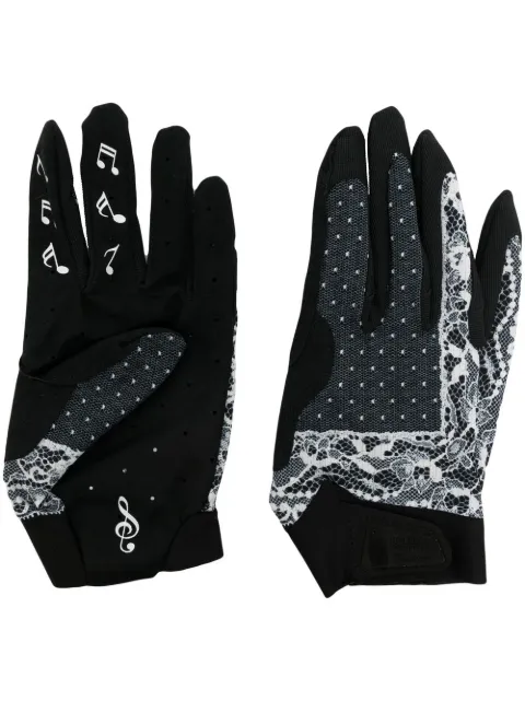 Takahiromiyashita The Soloist lace-detail gloves