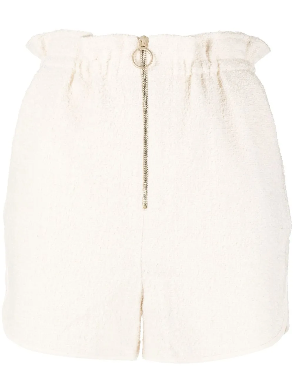 

Ba&Sh high-waisted wool-blend shorts - Neutrals