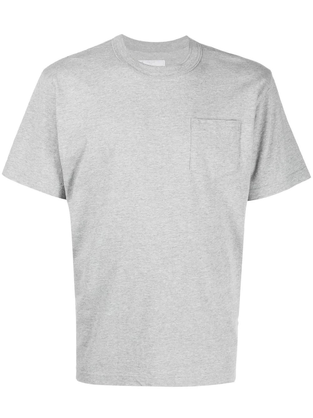 

sacai patch-pocket cotton T-shirt - Grey