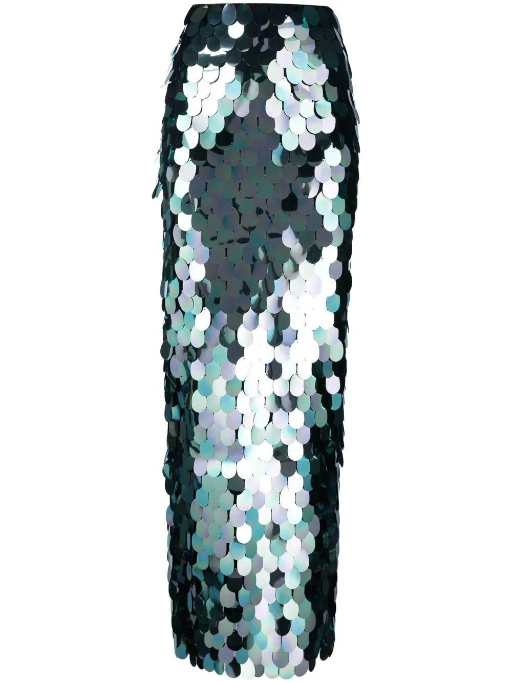 

NEW ARRIVALS sequin mid-rise long skirt - Blue